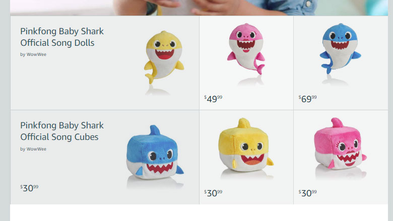 walmart baby shark toys