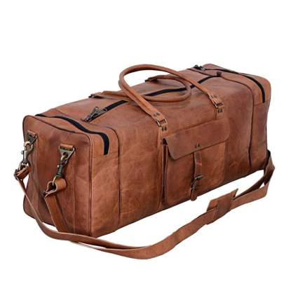 leather bag for men duffel best gifts for men under 100