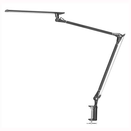 LED swing arm adjustable desk lamp