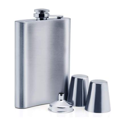 linghao steel hip flask