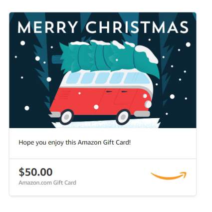 merry christmas amazon prime giftcard