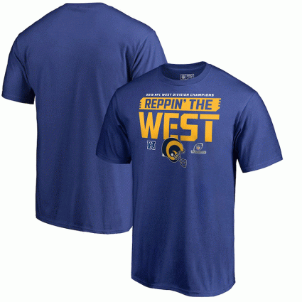 rams nfc west champions shirts 2018