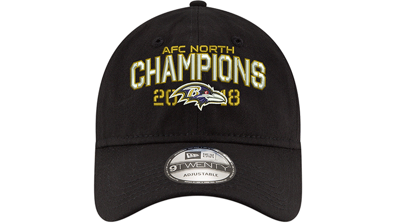 ravens afc north champions gear