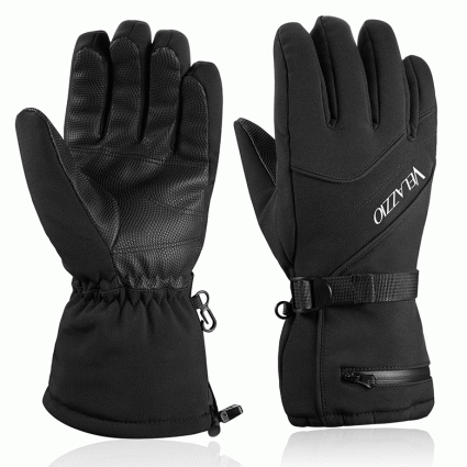 velazzio mens ski gloves