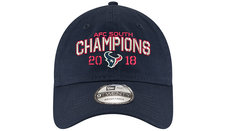 texans afc south champs hat