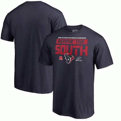 texans afc south champions shirts