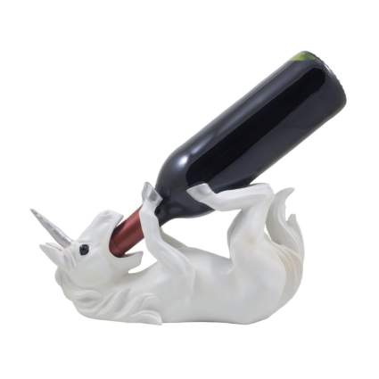 unicorn wine bottle holder