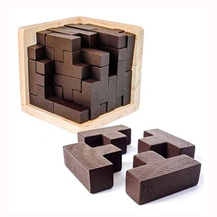 wooden 3D puzzle