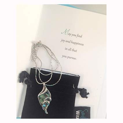 abalone necklace gift set