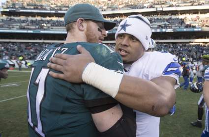Cowboys-Eagles Keep Rivalry Rolling With QB-Focused Twitter Feud