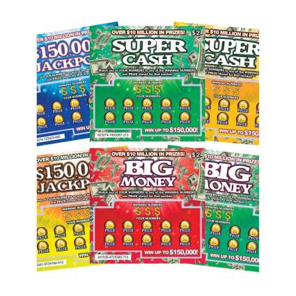 FMPLT fake lotto tickets gag gifts for men