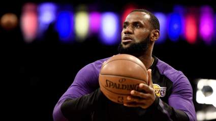 LeBron James Attends Frank Vogel’s Introductory Press Conference [PHOTO]