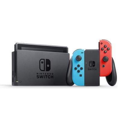 Red and blue nintendo switch