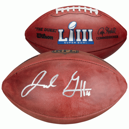 rams autographed footballs