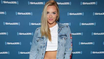 Rob Gronkowski’s Girlfriend Camille Kostek Bares Midriff in KC