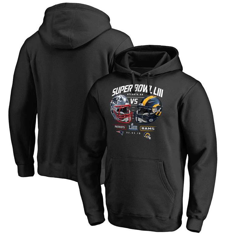 patriots super bowl 53 hoodie