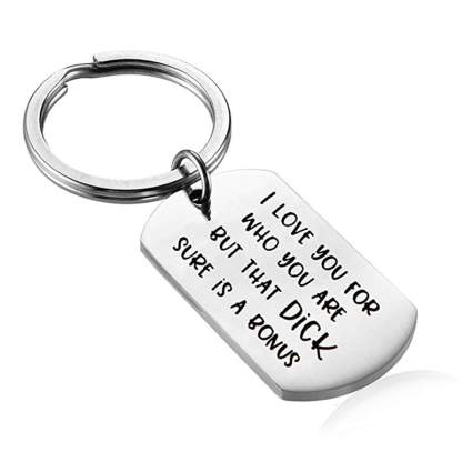 Funny and dirty keychain