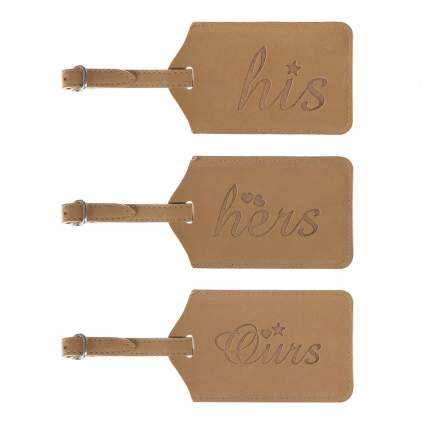 His & Hers Luggage Tags
