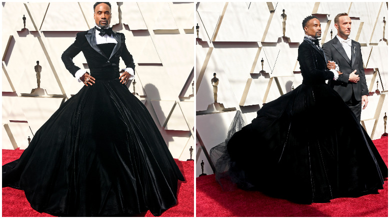 tuxedo gown at the oscars