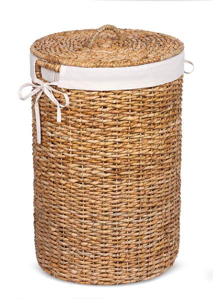 BIRDROCK HOME Seagrass Laundry Hamper with Liner