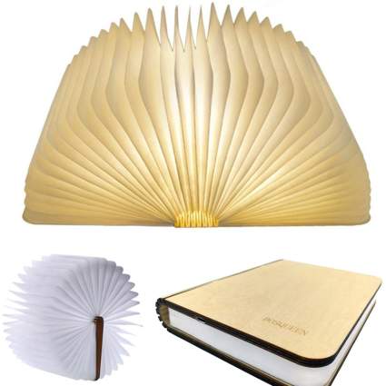 folding book lamp