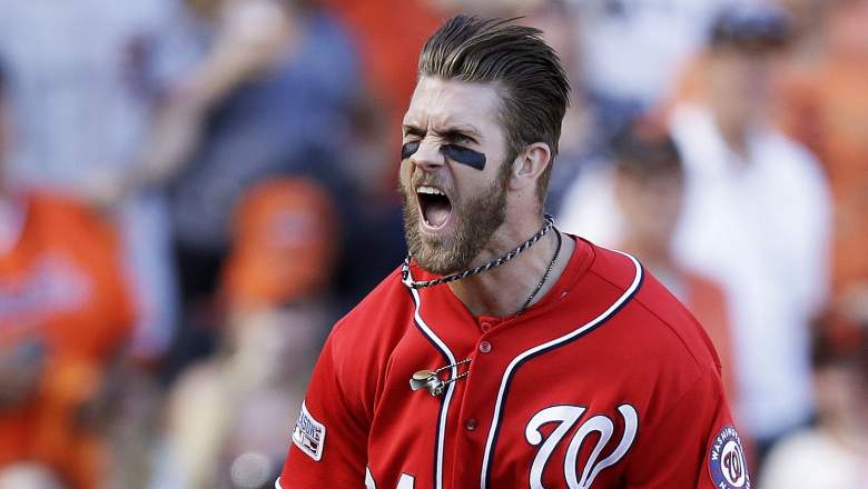 File:Bryce Harper looks on during Gatorade All-Star Workout Day.  (28629246316).jpg - Wikipedia