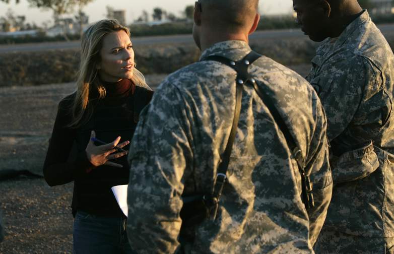 Lara Logan has travelled to Iraq during her career with CBS