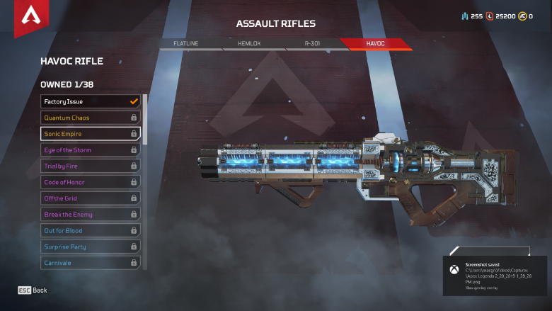 apex legends havoc addons