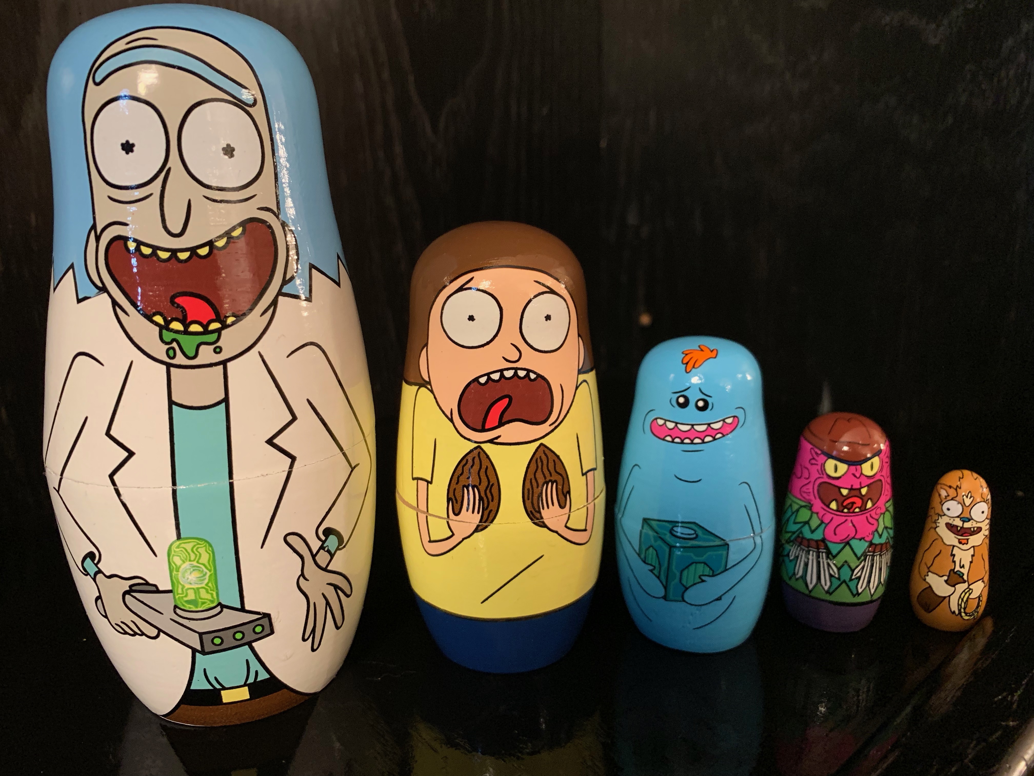 rick and morty nesting dolls