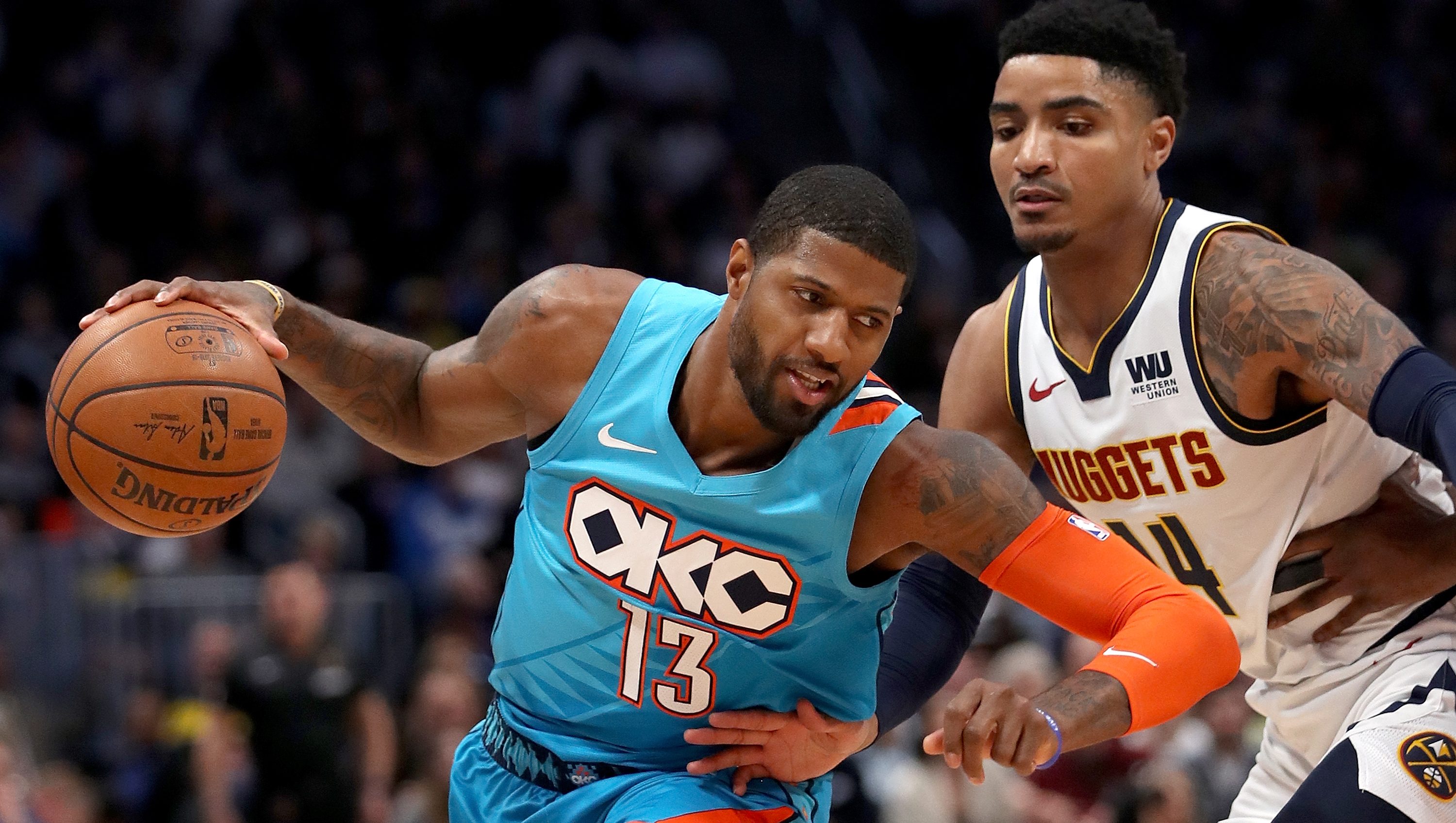 Oklahoma City Thunder S Paul George Tears Rotator Cuff Says Source   Paul George E1551245450804 