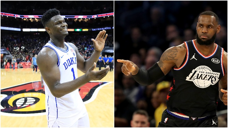 lebron zion williamson