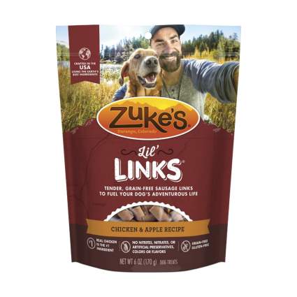 Zuke's lil links dog treats