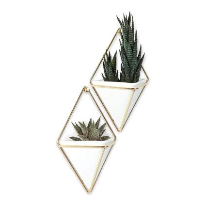 triangular hanging planters