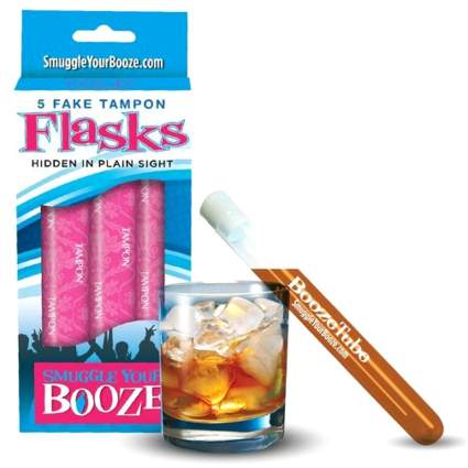flasks in the shape of tampons
