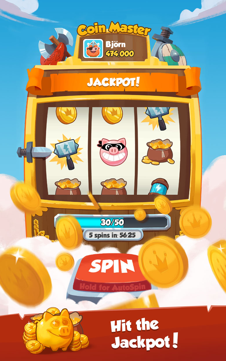 daily free spins in coin master