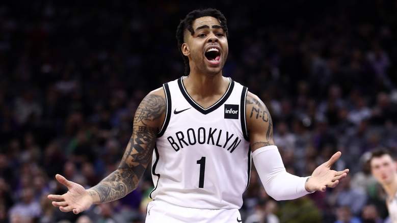 d'angelo russell nets ice in veins