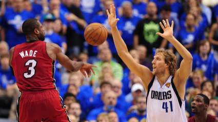 Dirk Nowitzki & Dwyane Wade Clash for the Last Time