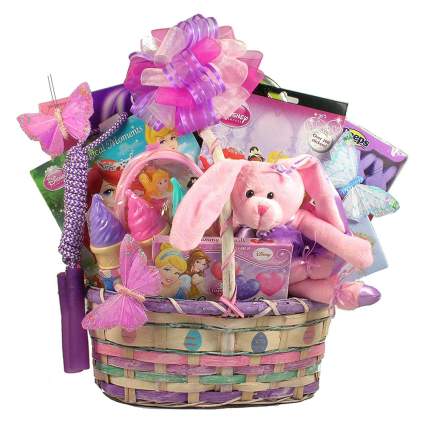 pink princess gift basket