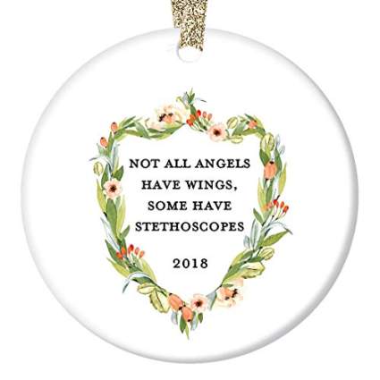 Not All Angels Have Wings Some Have Stethoscopes Ceramic