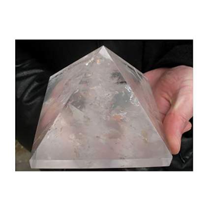 Huge quartz crystal