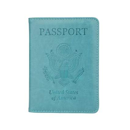 GDTK Leather RFID Blocking Passport Holder