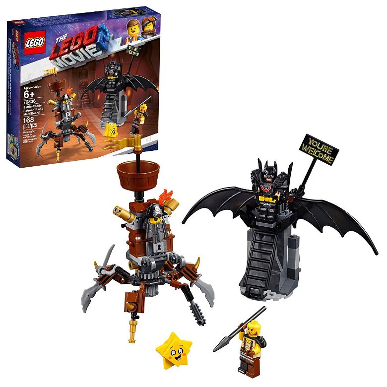 LEGO Movie 2 Action Square Cushion Batman & Emmet Design 