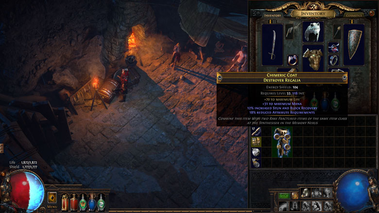 path of exile inventory