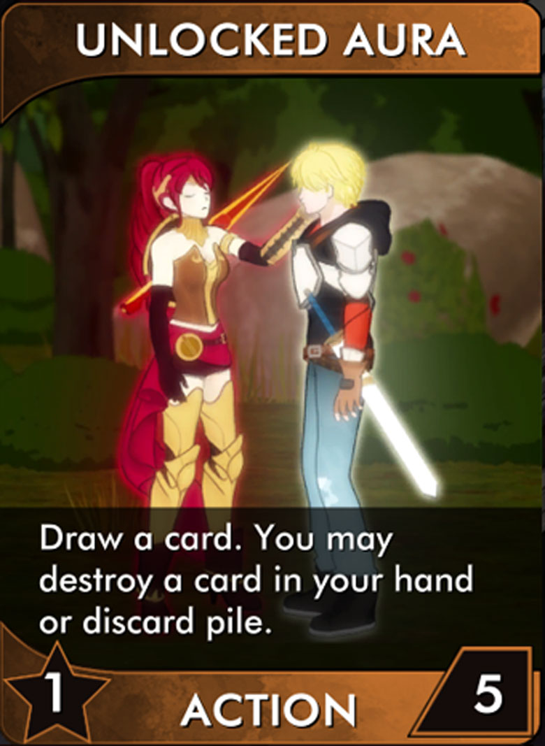 Rwby deck building game