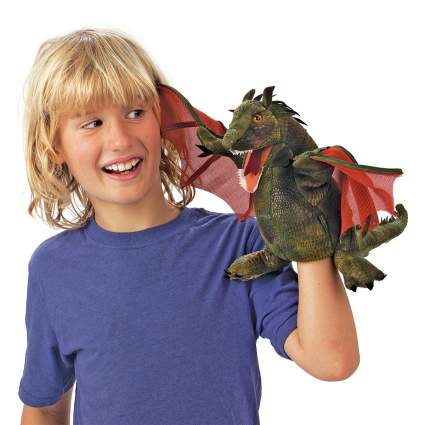 dragon hand puppet
