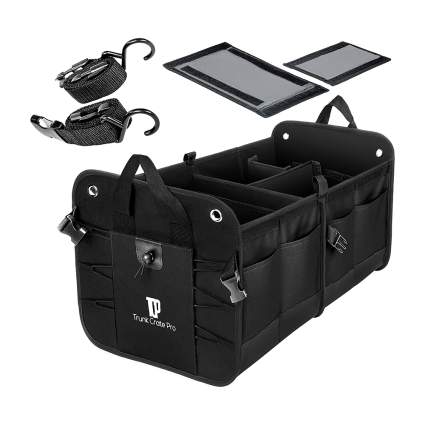 Trunkcratepro Collapsible Multi Compartment Trunk Organizer