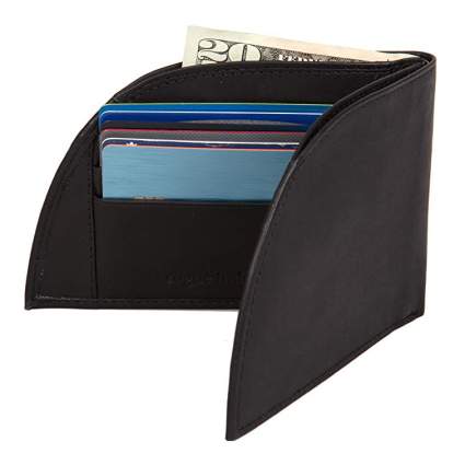 Rounded front pocket wallet