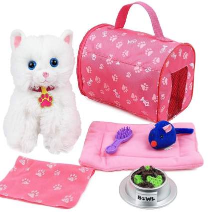 Click N' Play 8 Piece Doll Kitten Set and Accessories. Perfect for 18 inch American Girl Dolls 