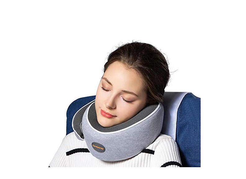 compact packable travel neck pillow