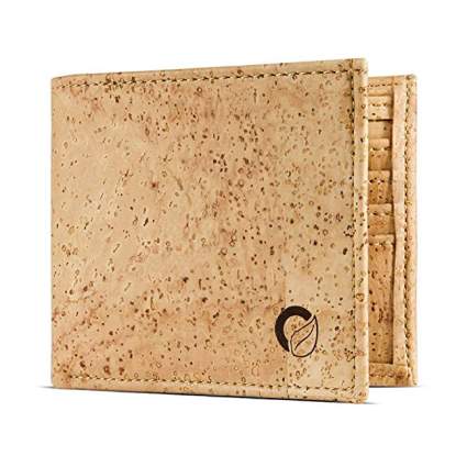wallet made of cork